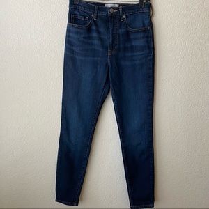 Everlane The High Rise Skinny Jeans Dark Wash Womens Denim Size 27